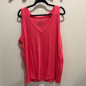 torrid Pink V-Neck Tank Top